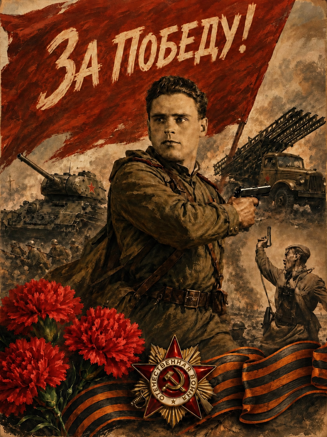 Майский дым рекой