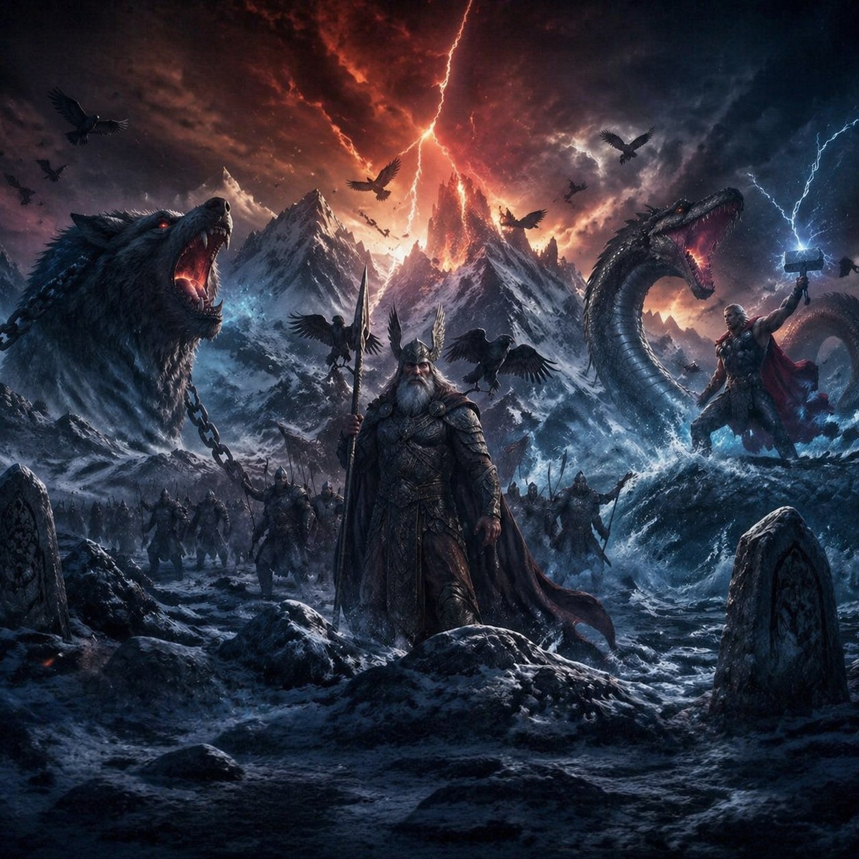 Gjallarhorns Jónsúður · иллюстрация из архива