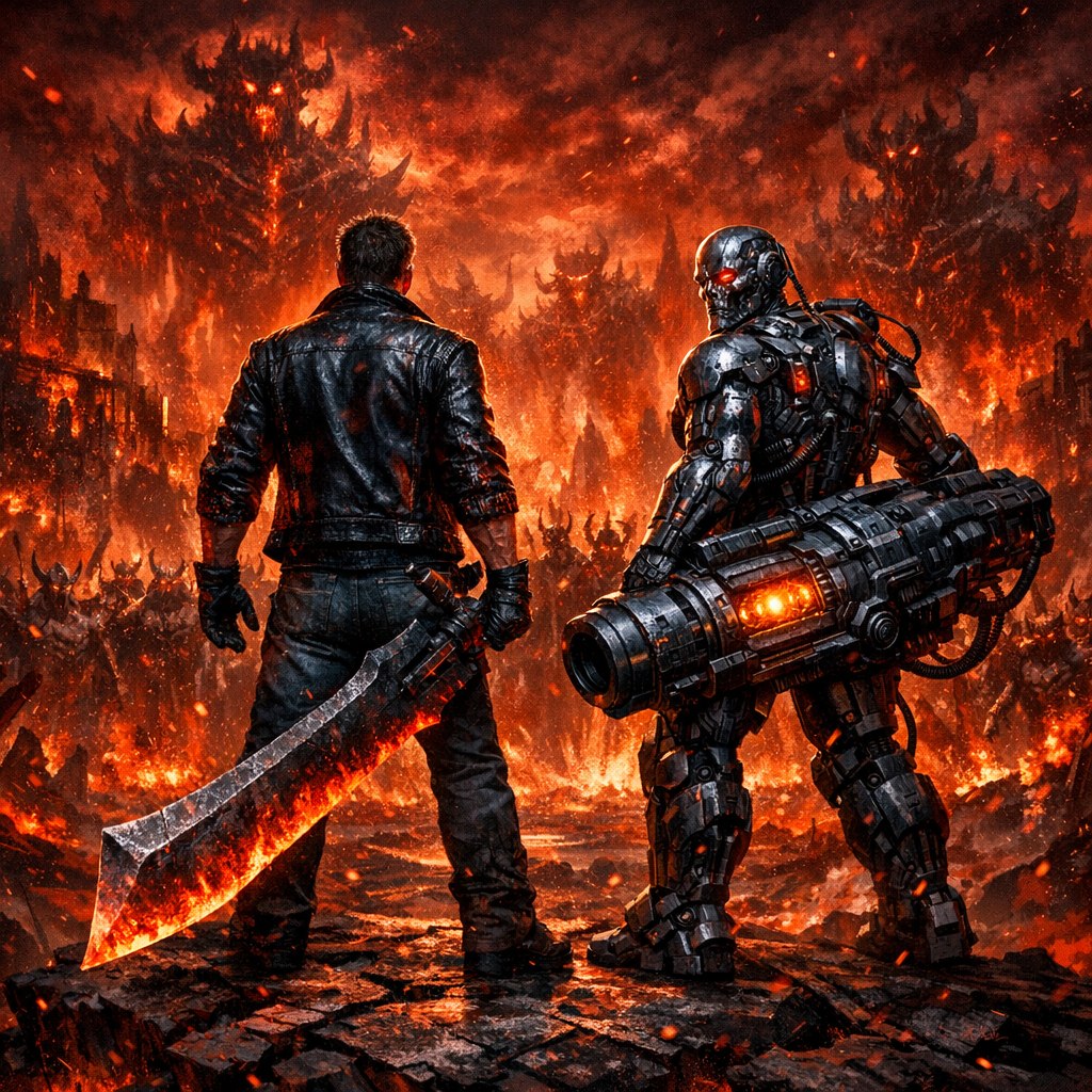 Inferno Hunters · иллюстрация из архива